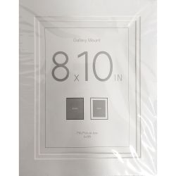 Double Mount White 10" x 8"