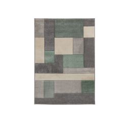 Squares Mint Green Rug 133cm x 170cm