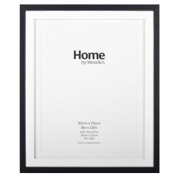 Black Mounted Frame 8" x 10"