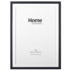 Black Mounted Frame A4