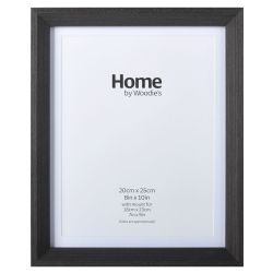 Grey Trend V Shape Frame 8" x 10"
