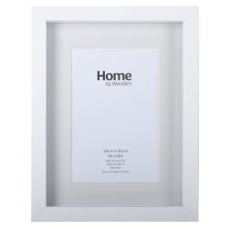 White Deep Frame For 6" x 8"