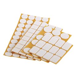 Feltglider Set Adhesive White 100Pcs