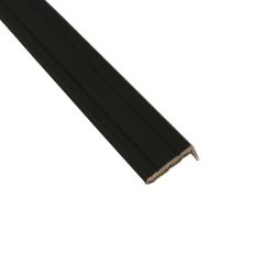 Trojan Self Adhesive Angle Edge 25mm X 8mm 0.9M Black