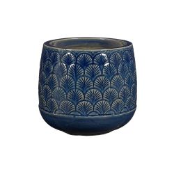 Oran Pot Round Blue 28cm