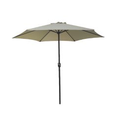 Aluminium & Steel Parasol Sage Green 2.7m