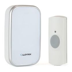 Lloytron Battery Door Chime White