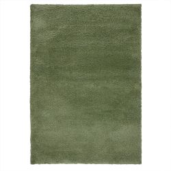 Feather Shaggy Green Rug