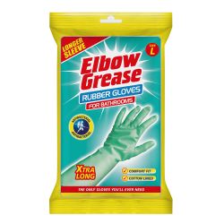 Elbow Grease Aqua Anti-Bac Cleaning Gloves Large