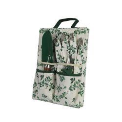 Green Botanical Tool Kit with Kneeler Pad