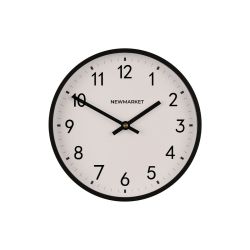 Wall Clock Black White 25Cm