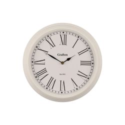 Wall Clock White Off White 35Cm