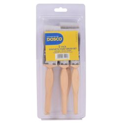 Dosco 5 Pack Synthetic Brush Set