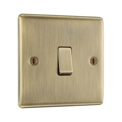 Bg Nexus Antique Brass 20A Single 2 Way Switch