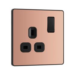 Bg Evolve Copper 13A Single Socket