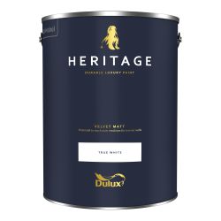 Dulux Heritage Matt True White 5Ltr