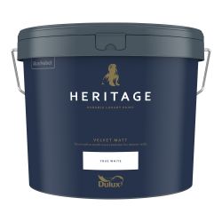 Dulux Heritage Matt True White 10Ltr