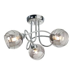 Camo Drizzle Glass 3 Light Ceiling