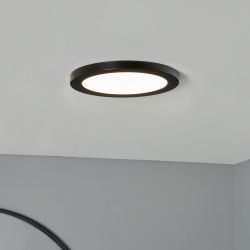 Tauri 18W Flush Unit - Satin Black/Chrome