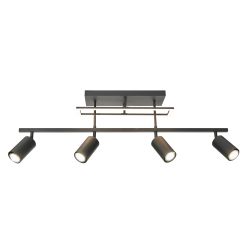 Odeo 4 Light Bar Adjustable Spotlight - Black