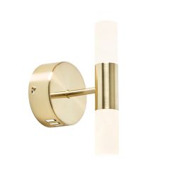 Lois 2 Lamp Wall Light - Satin Brass
