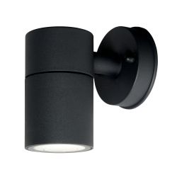 Leto Carbon Fibre Down Wall Light Gu10 Black