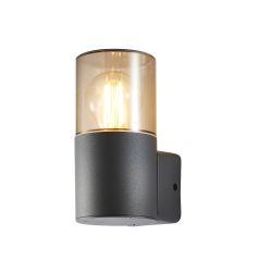 Fortin 1 Light E27 Round Uplight Grey/Smoke