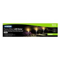 Lilydale Open Flame Effect Led Solar Light