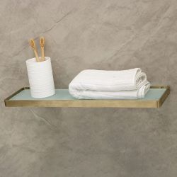 Bali Glass Shelf Gold