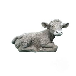 Stone Cow Small Ornament 28cm