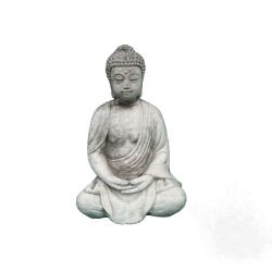 Stone Meditating Buddha Ornament 40cm