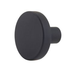 Classic Cabinet Knob 30Mm Matt Black Pk2