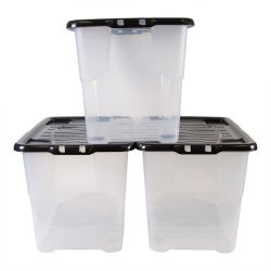 Strata Storage Box Curve 65L 3 Pack