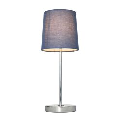 Landok Metal Table Lamp - Navy