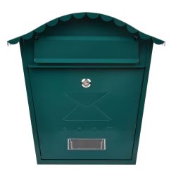 Traditional Post Box Green Gloss 