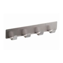 4 Hook Self-Adhesive - Stainless Steel