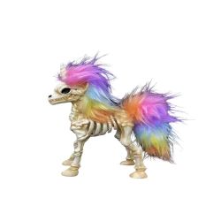 Halloween Unicorn 20cm Assorted Purple