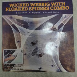 Wicked Webbing with Spiders 45cm