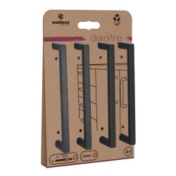 Prisma Set of Handles - Matt Black 4 Pack