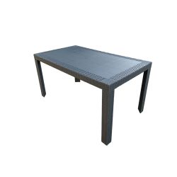 Urano Rattan Garden Table Anthracite