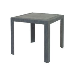 Saturno Rattan Garden Table Anthracite