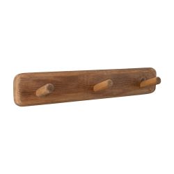 3 Hook Rail 525x100mm - Recycled Pine
