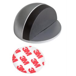 Self Adhesive Door Stop Matt Chrome 45x25mm