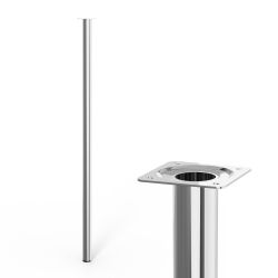 Furniture Leg Chrome 30x800mm