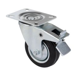 Swivel Castor Wheel 100mm with Brake (Load 70kg)