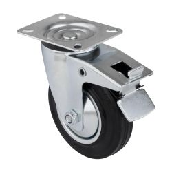Swivel Castor Wheel with Brake 125mm (Load 100kg)