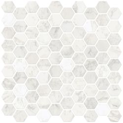 In Home Hexagon Marble Peel And Stick
