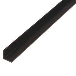 Trojan PVC Angle 2M Black 20x20x1.5mm