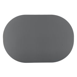 Faux Leather Placemat Charcoal