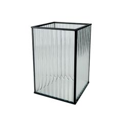 Modern Matte Black Glass Lantern